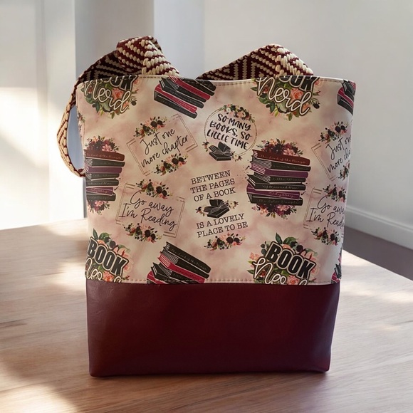 Beautiful Custom made tote bag. One of a kind. - Picture 5 of 6